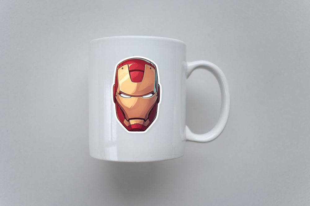 Iron Man Helmet Sticker