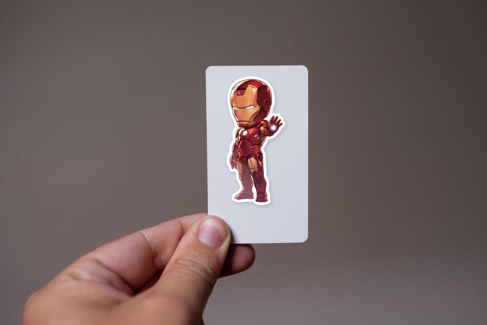Chibi Iron Man Superhero Marvel Sticker