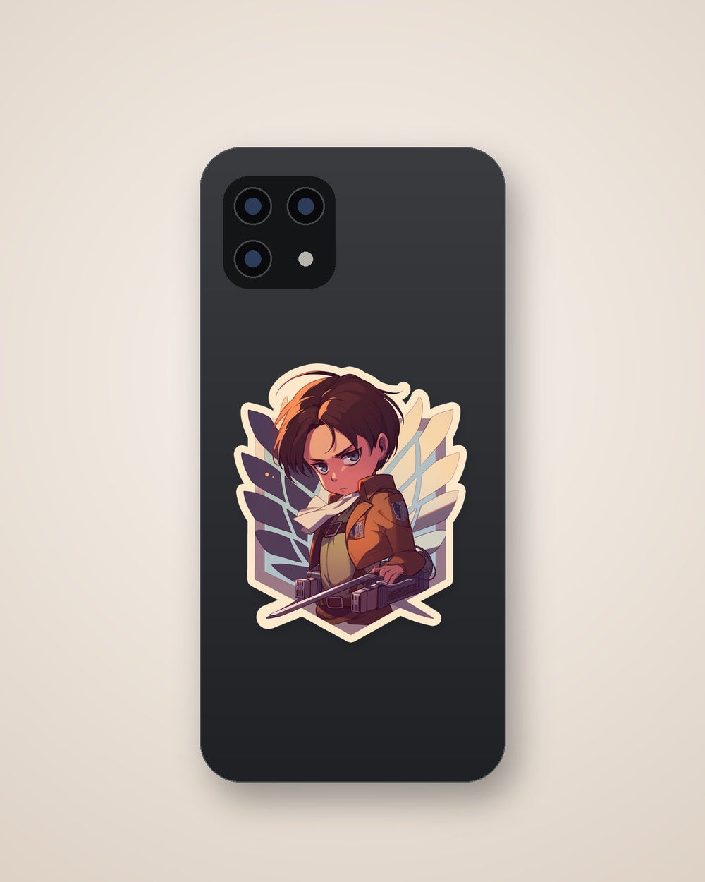 Levi Ackerman Aot Blades Sticker