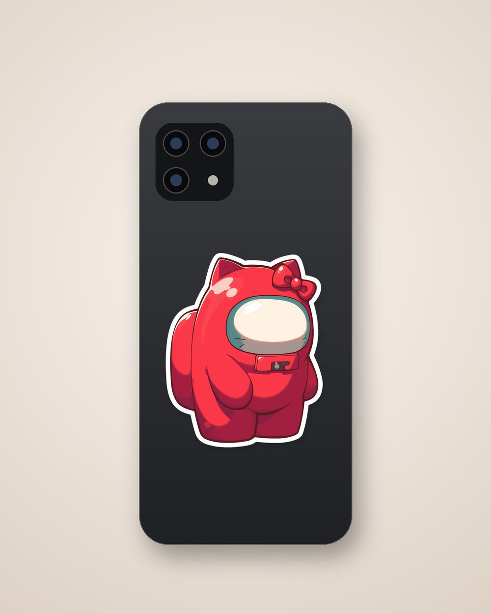 Hello Kitty Among Us Crewmate Sticker