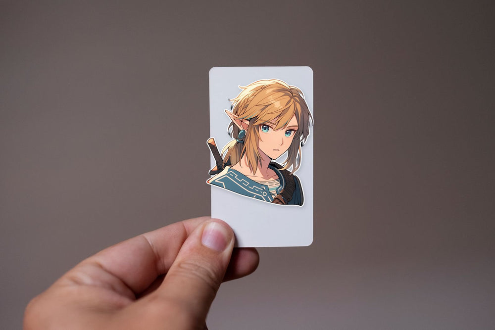 Zelda Looks Surprised Aesthetic Sticker