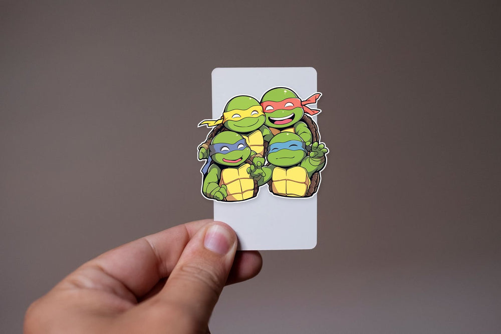 Cute Teenage Mutant Ninja Turtles Together Sticker