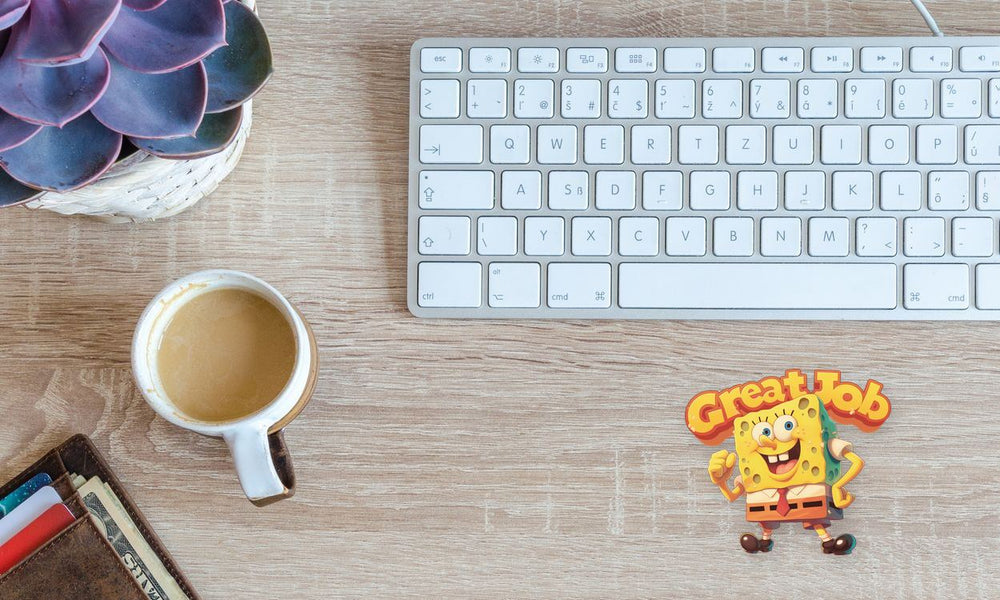 Spongebob Great Job Text Clipart Sticker