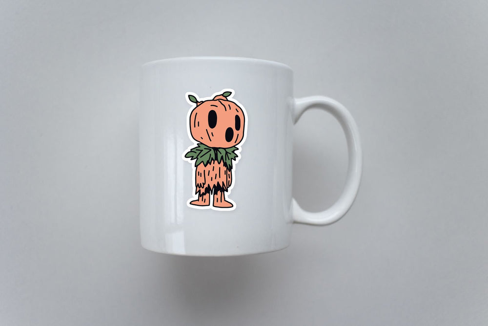 Pumpkin Creature Halloween Sticker