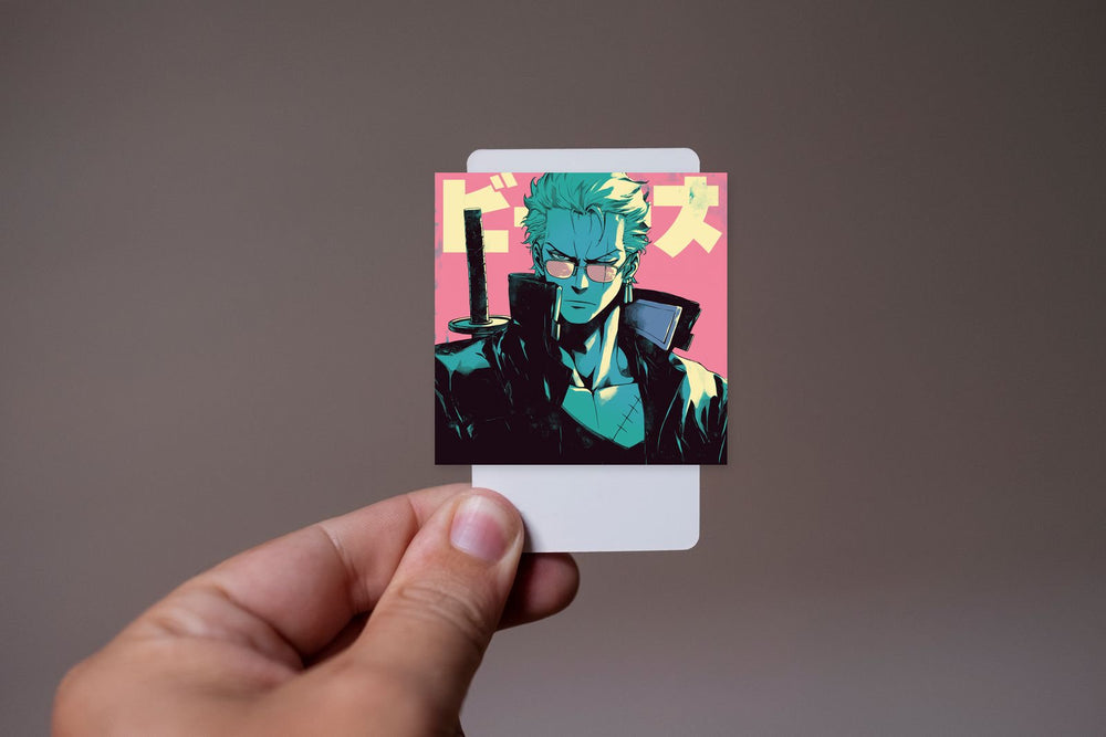 Stunning Stylish Zoro Anime Sticker