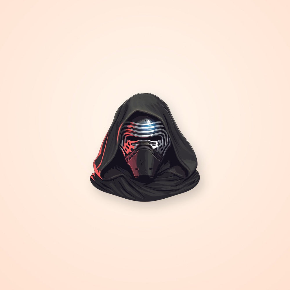 Kylo Ren Dark Helmet Sticker