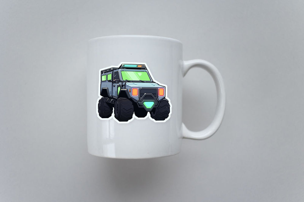 Cyberpunk Off-Road Car Sticker