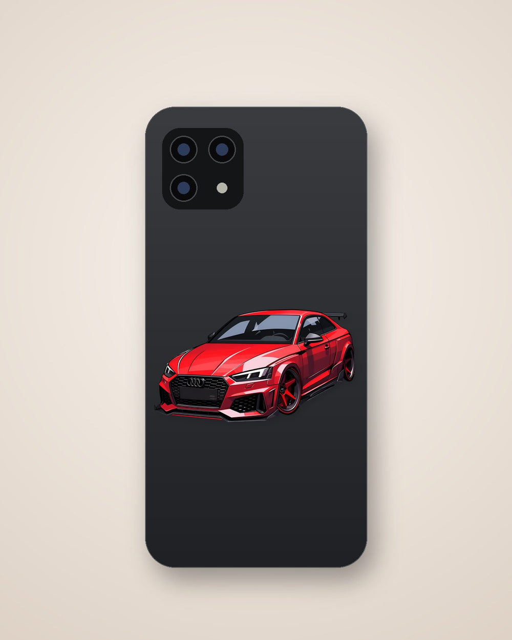 Red Audi Rs5 Sticker