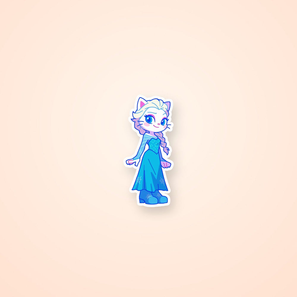 Hello Kitty Elsa Crossover Sticker