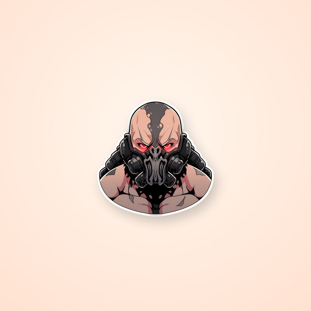 DC Comics Bane with Red Eyes Sticker