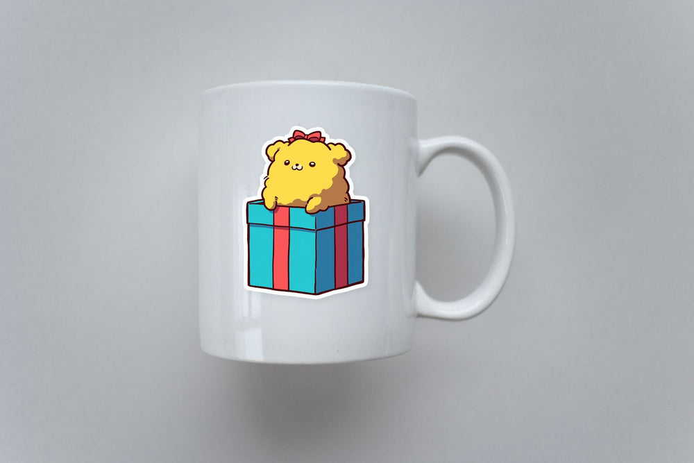 Pompompurin Gift Box Sticker