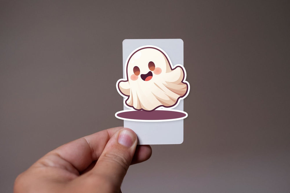 Happy Ghost Halloween Sticker