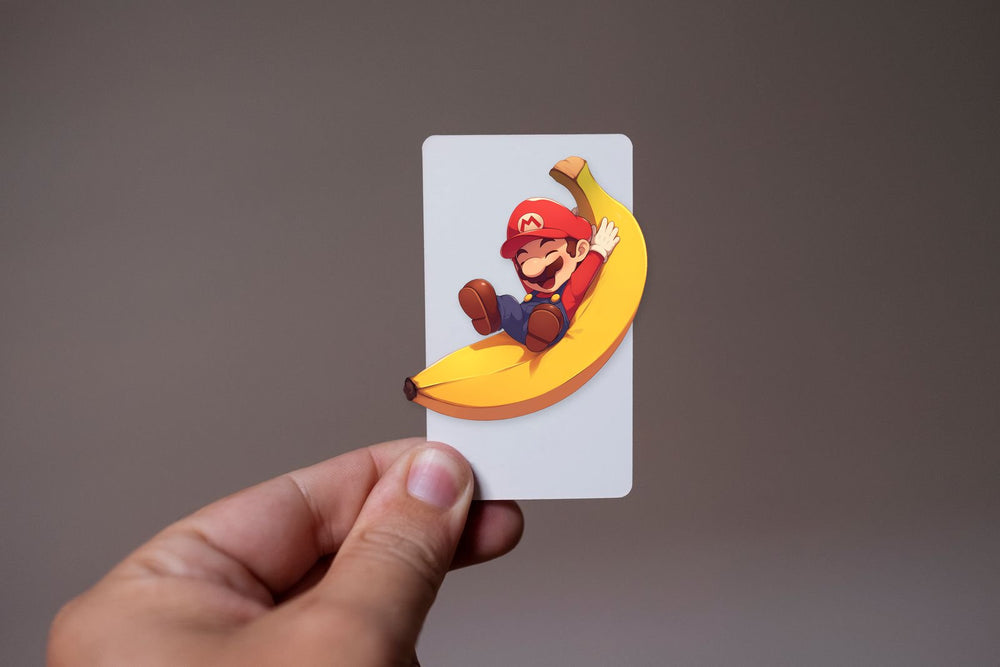 Mario Banana Ride Sticker