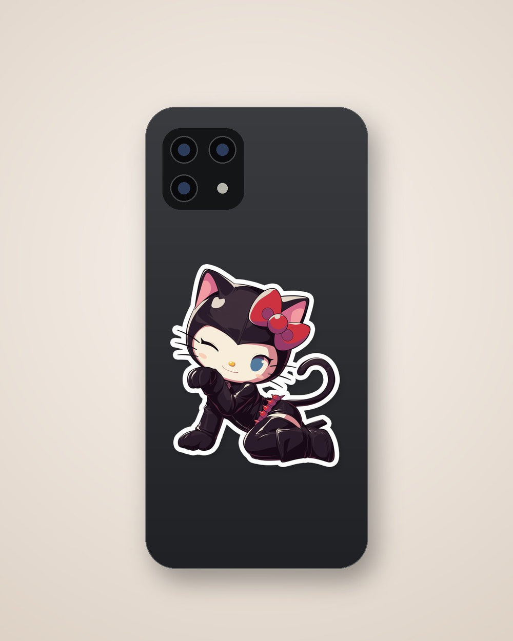 Hello Kitty Catwoman Cosplay Cute Sticker