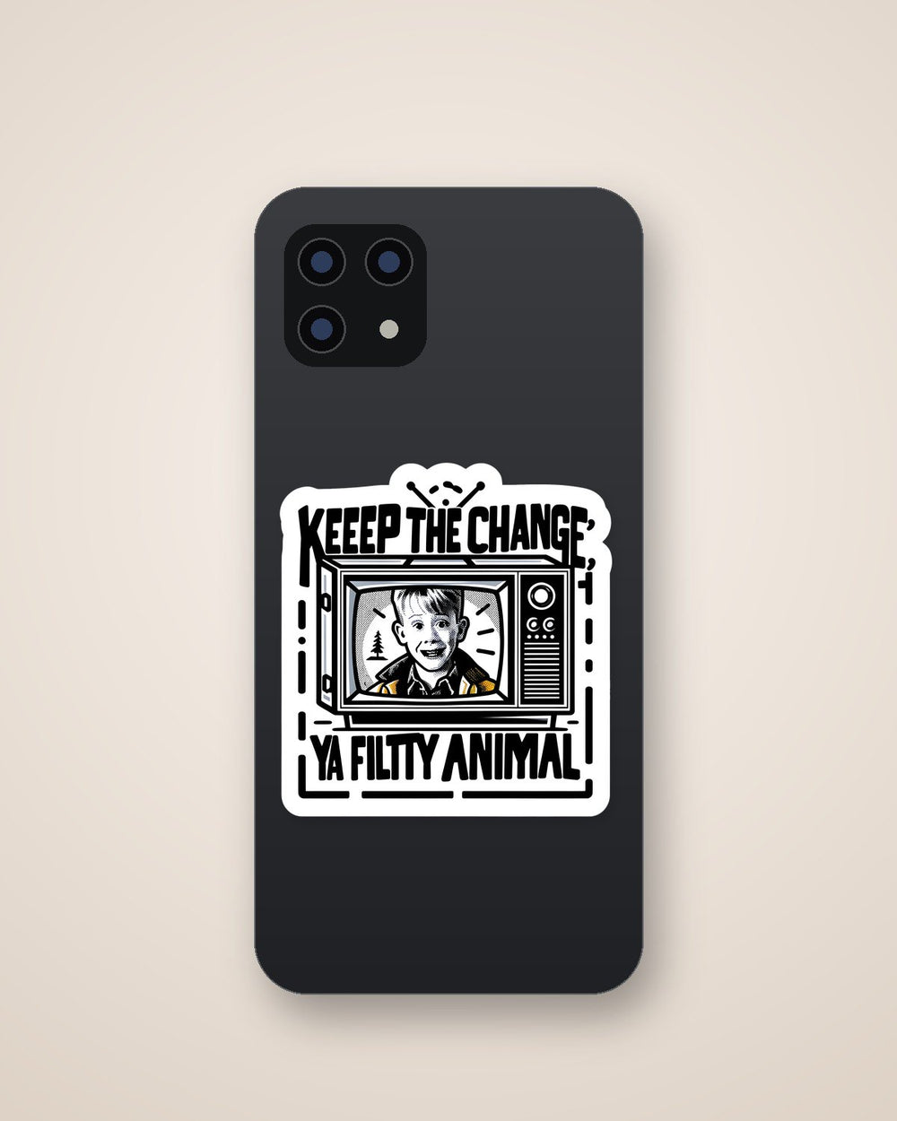 Home Alone TV Quote Sticker