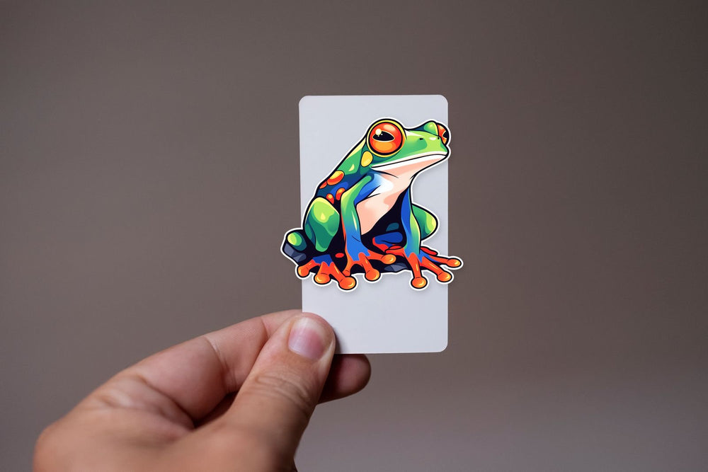 Red-Eyed Tree Frog Aesthetic Sticker