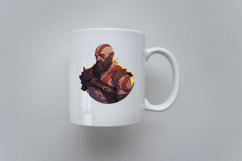 God of War Kratos Warrior Sticker