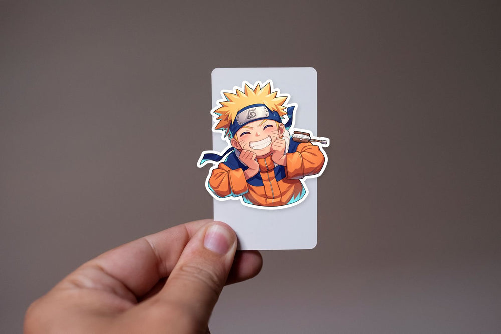 Naruto Uzumaki Smiling Anime Sticker
