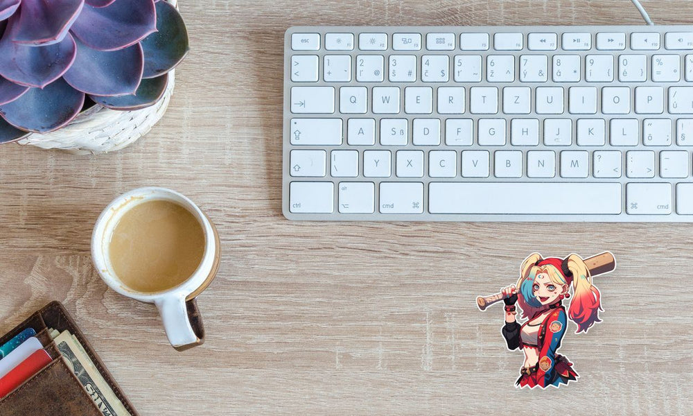 Harley Quinn with a Bat DC Comics Sticker