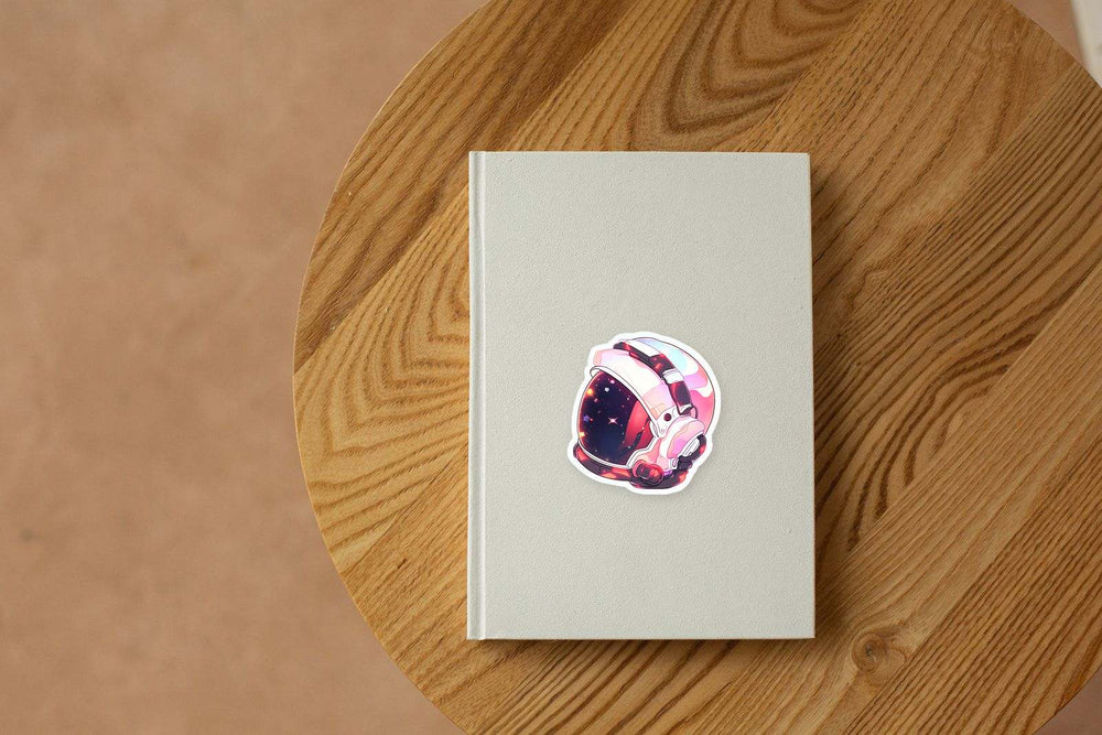 Astronaut Helmet Art Sticker