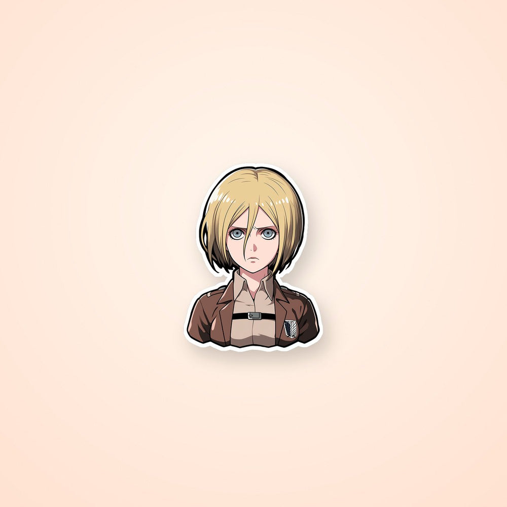Attack on Titan Angry Historia Reiss Sticker