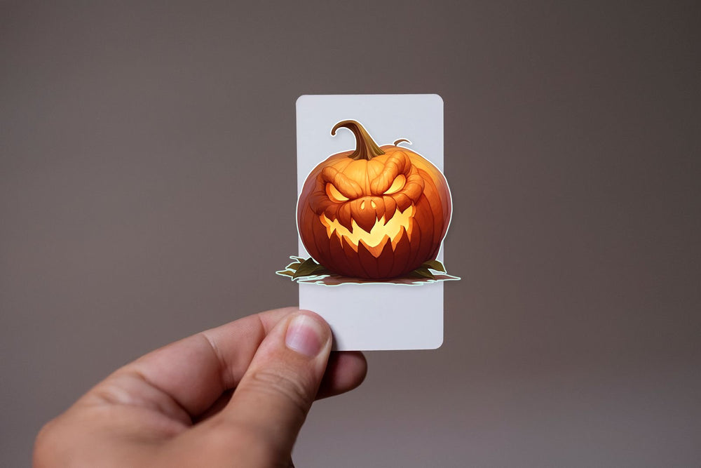 Sinister Jack O’Lantern Pumpkin Sticker
