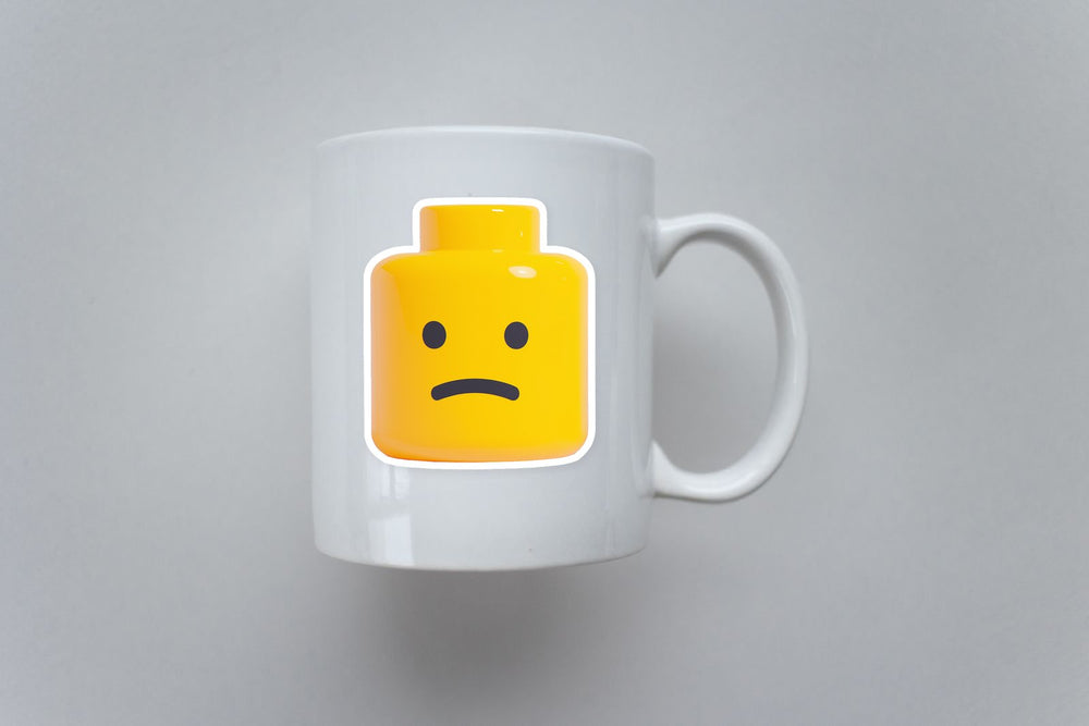 Lego Head Classic Character Sticker