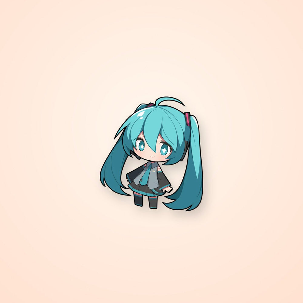 Chibi Hatsune Miku Vocaloid Sticker