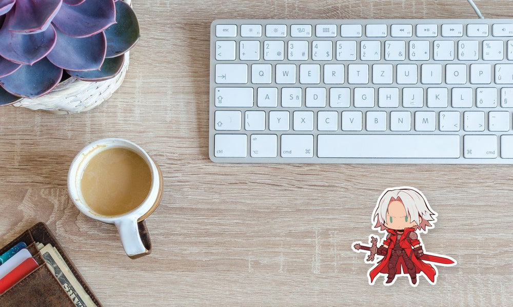 Chibi Dante Devil My Cry Sticker