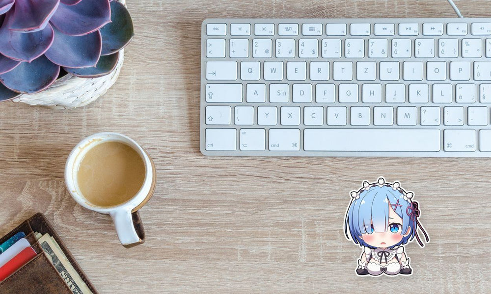Re:Zero Sad Kawaii Rem Sticker