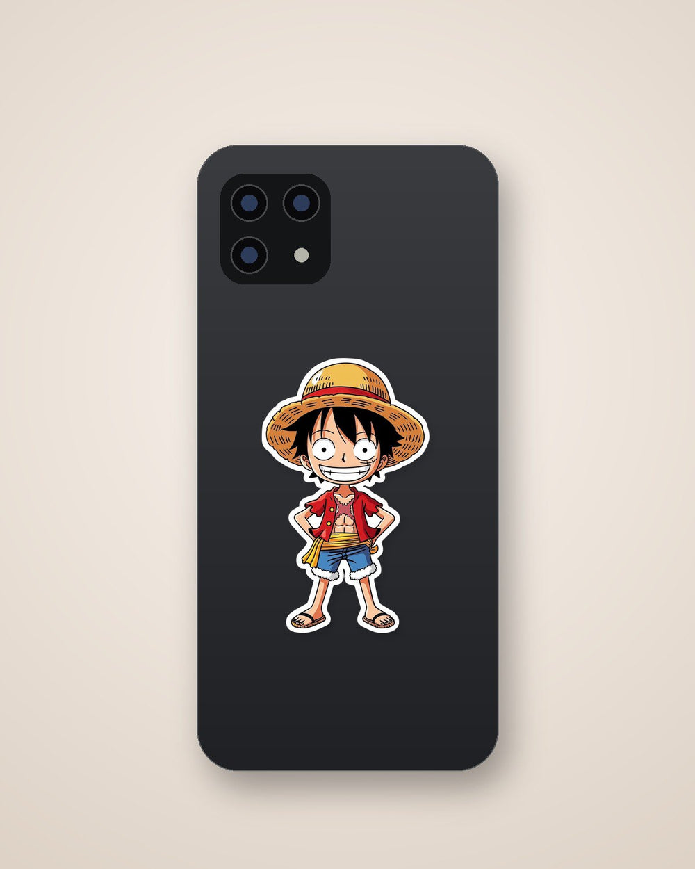 Monkey D Luffy One Piece Chibi Sticker