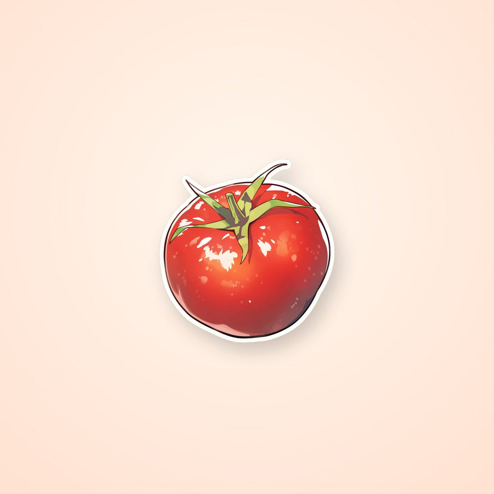 Aesthetic Red Tomato Sticker