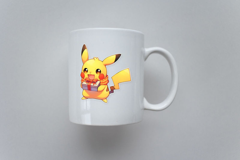 Pokemon Pikachu with Christmas Gift Sticker