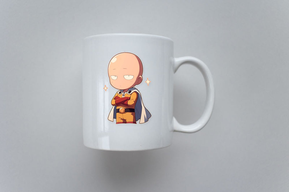 Chibi Saitama One Punch Man Sticker