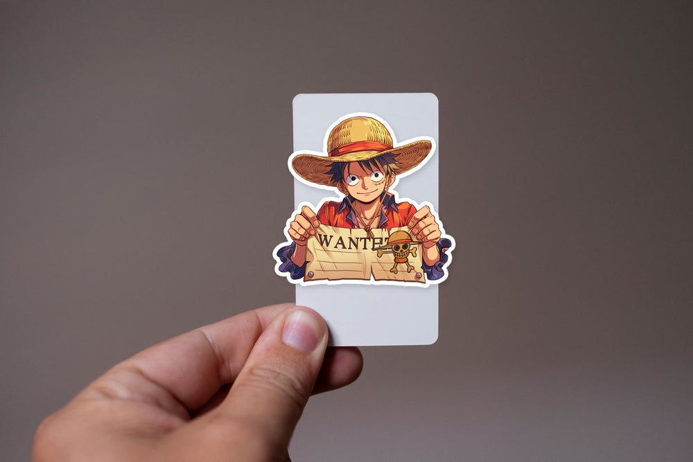 Monkey D Luffy Wanted Poster Sticker