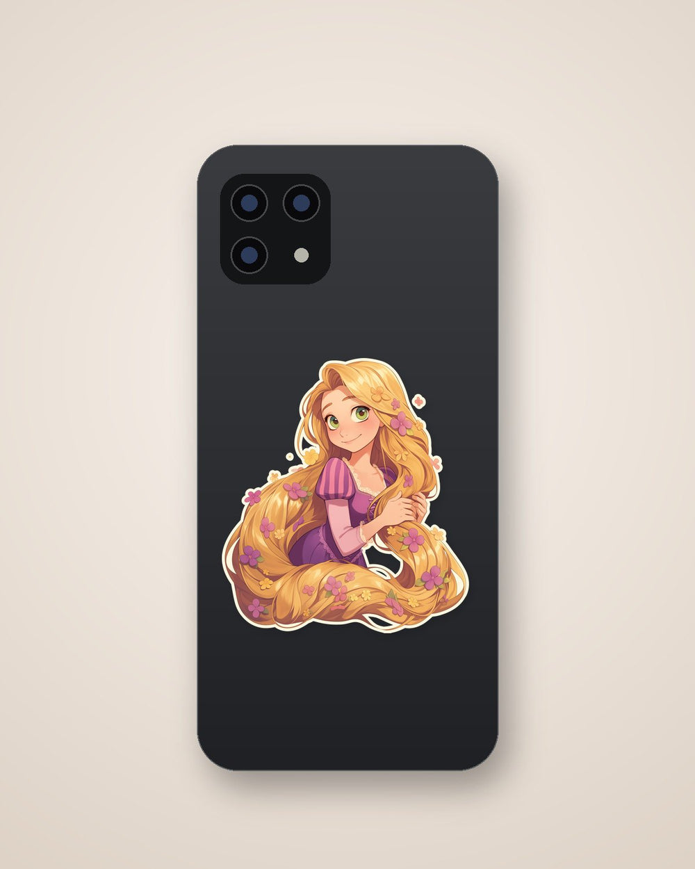 Rapunzel Floral Hair Sticker