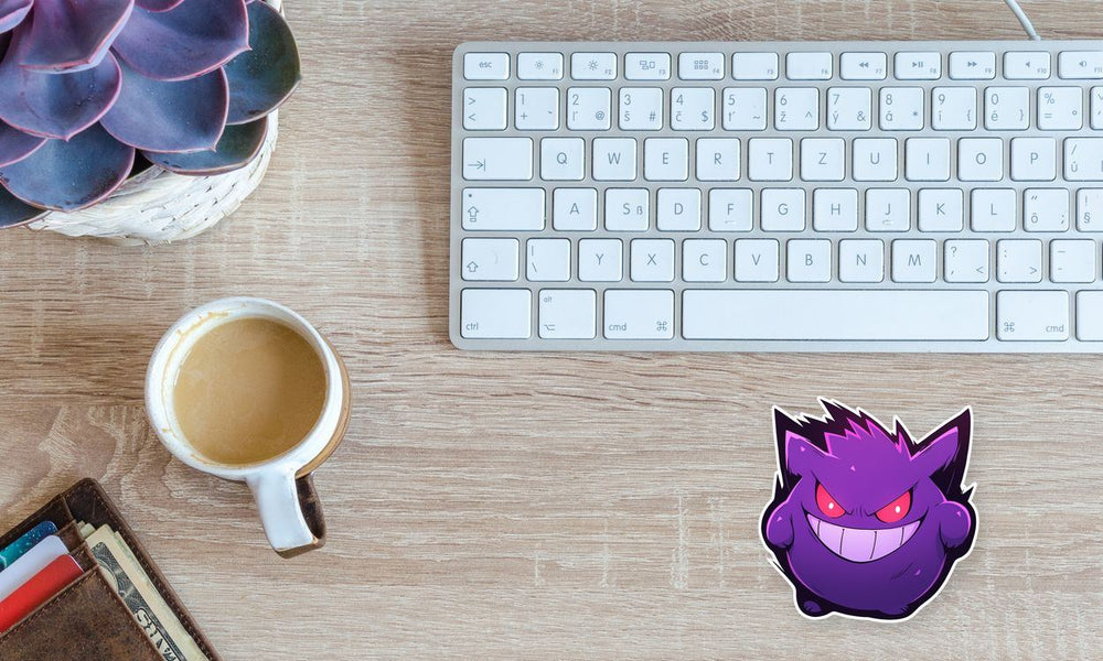 Pokemon Spooky & Funny Gengar Sticker