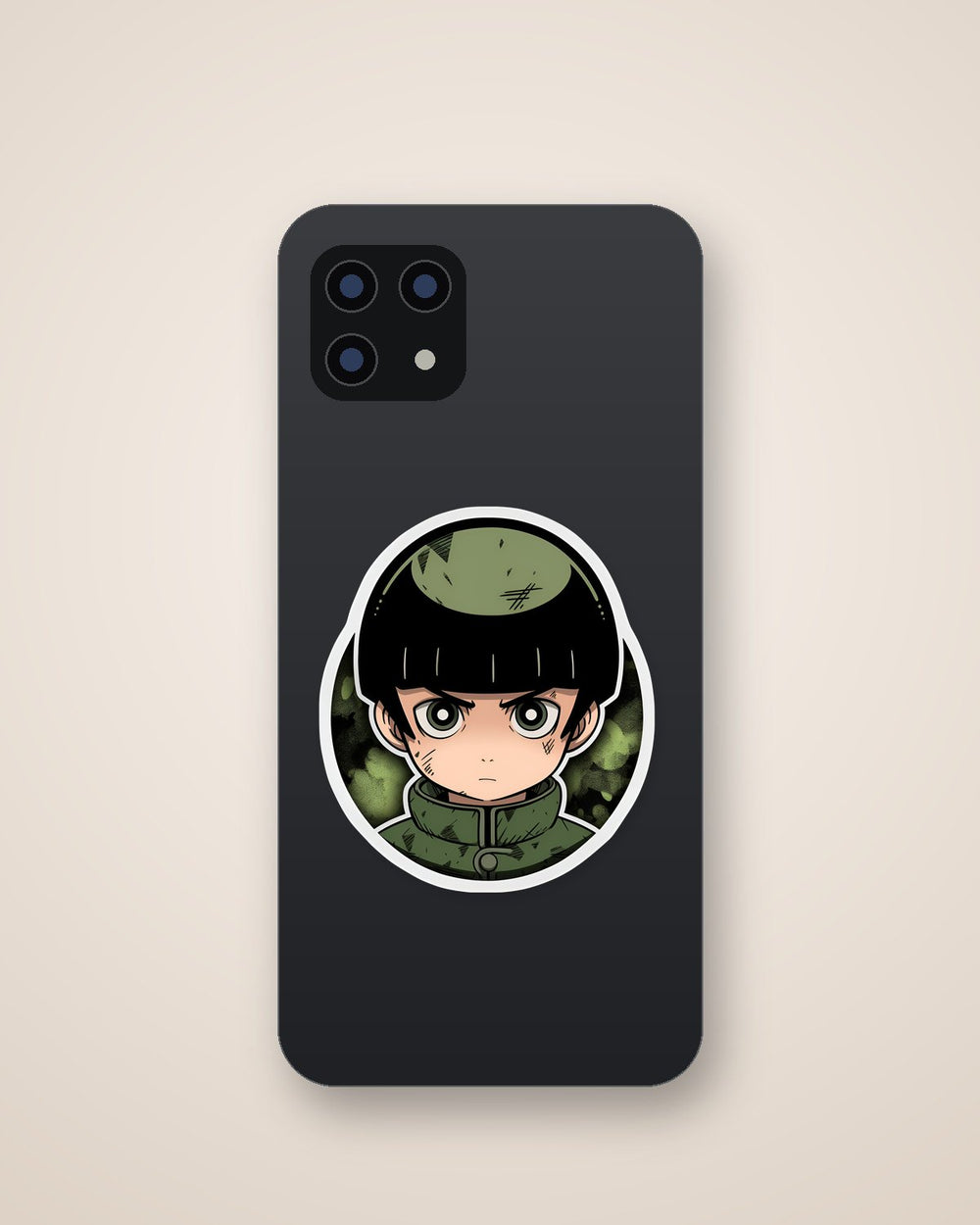 Naruto Rock Lee Round Sticker