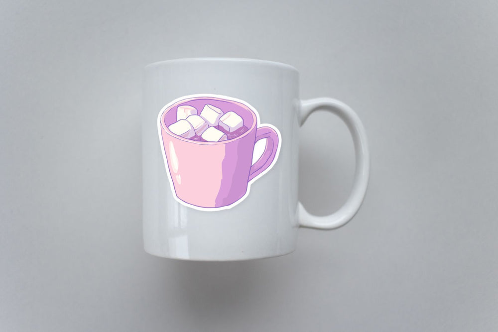 Xmas Hot Chocolate Pastel Sticker