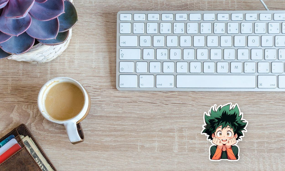 Mha Intrigued Izuku Midoriya Sticker
