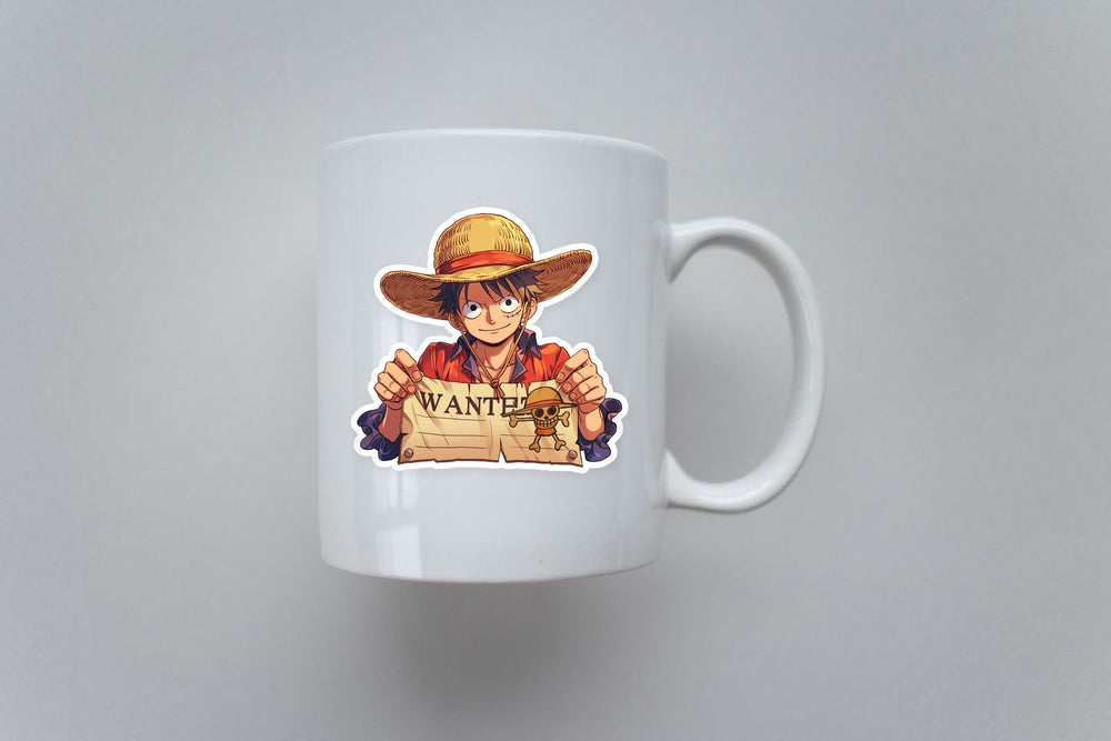 Monkey D Luffy Wanted Poster Sticker