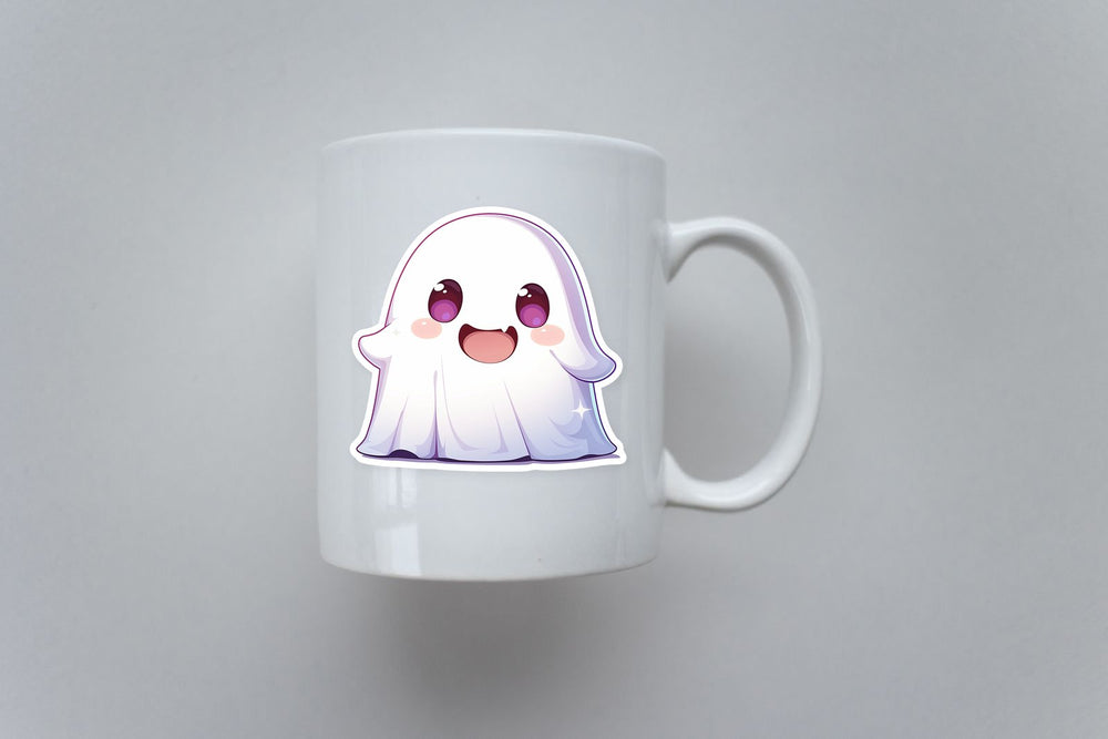 Cute Kawaii Ghost Halloween Sticker