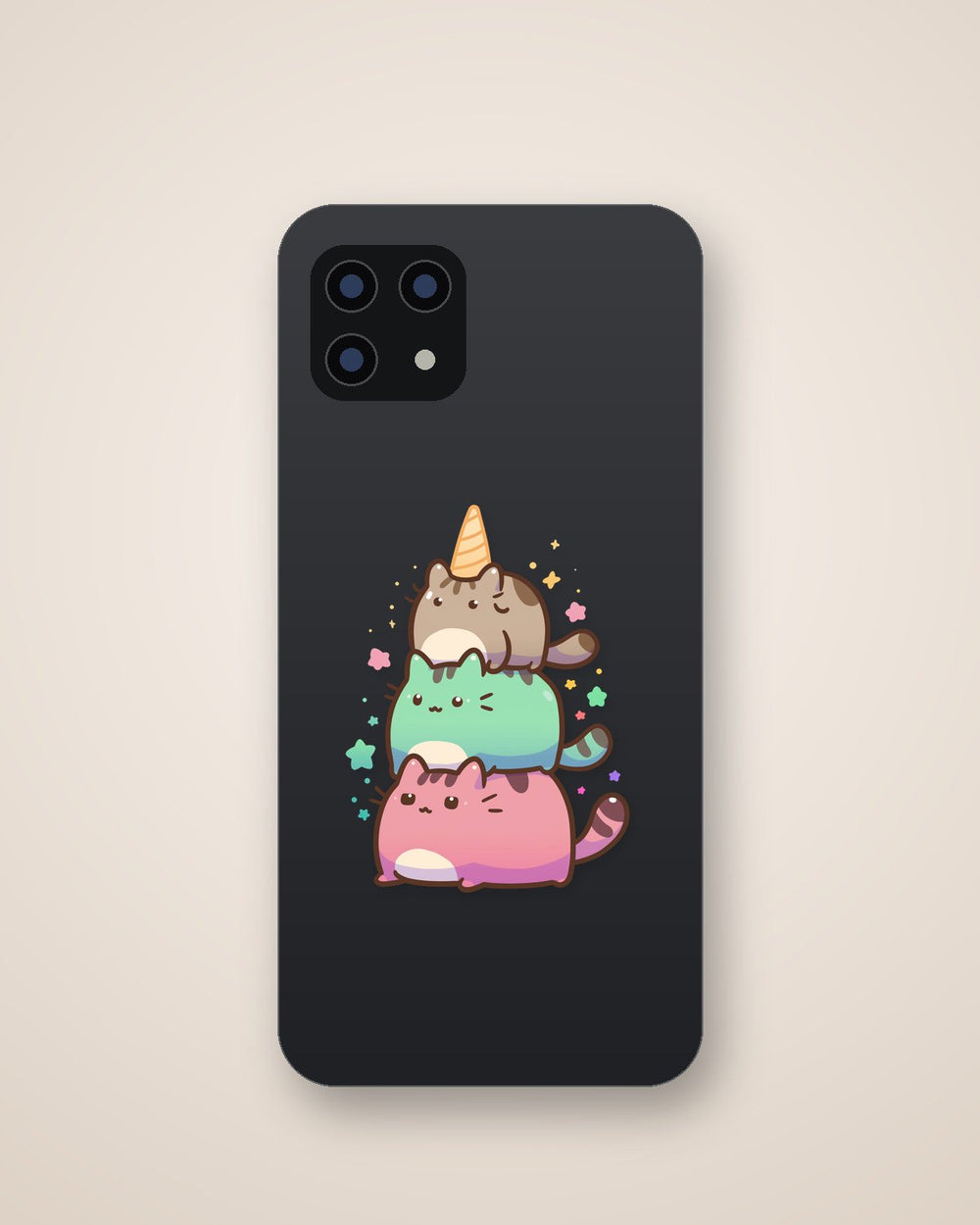 Pusheen Unicorn Stack Sticker