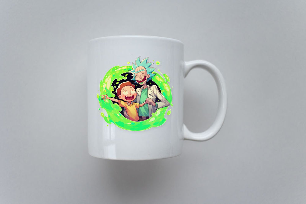 Rick and Morty Green Portal Cool Sticker