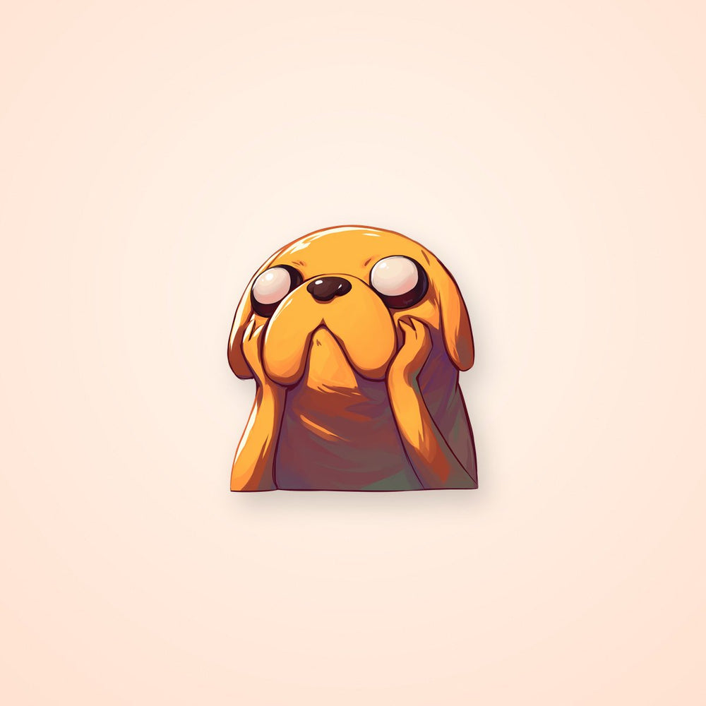 Cool Jake the Dog Adventure Time Sticker