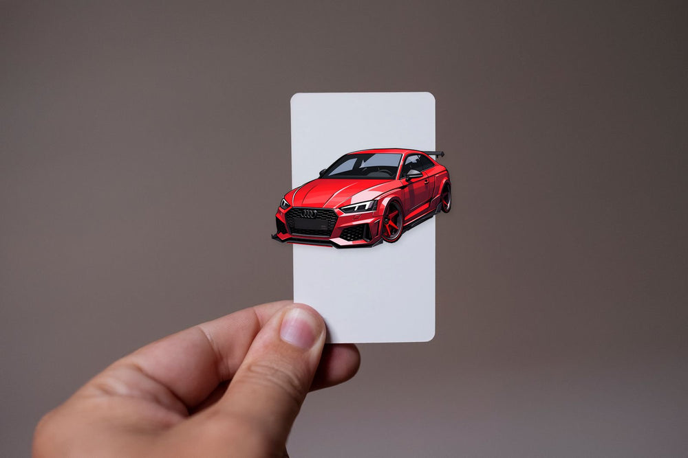 Red Audi Rs5 Sticker