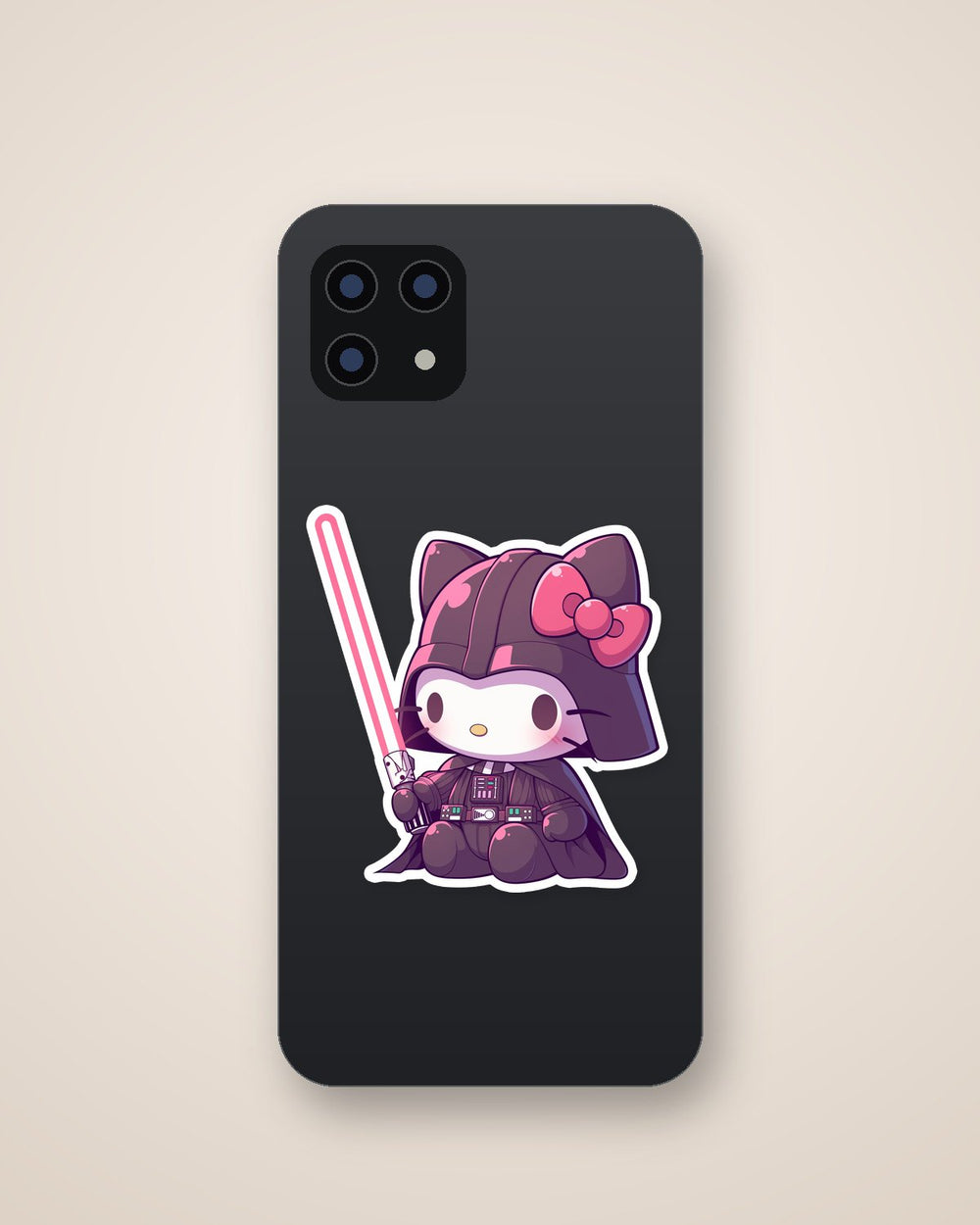 Hello Kitty Darth Vader Sticker