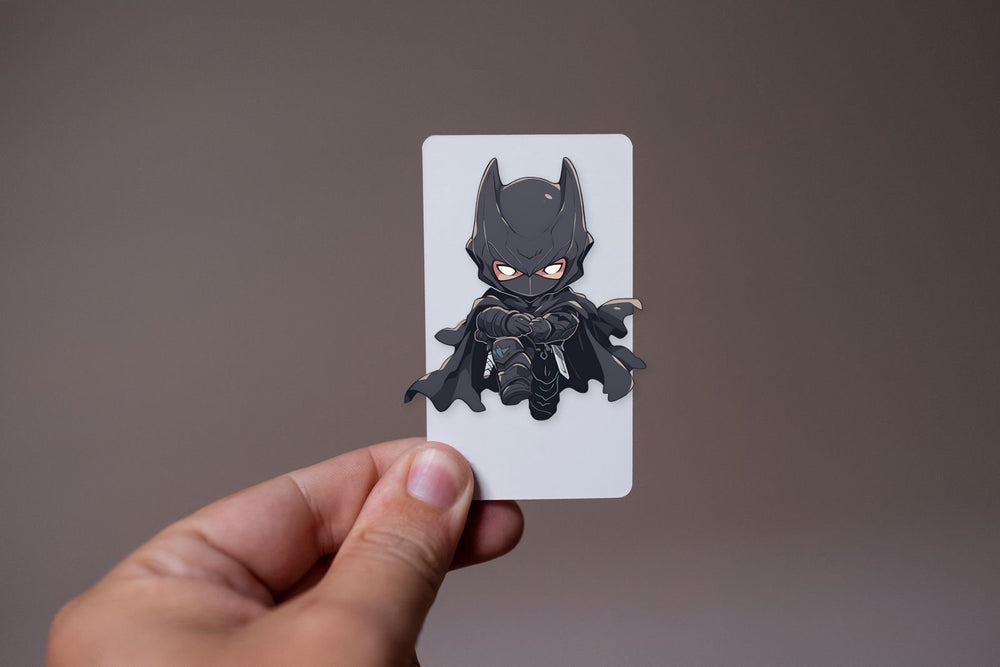 Chibi Drawn Ninja Batman Sticker