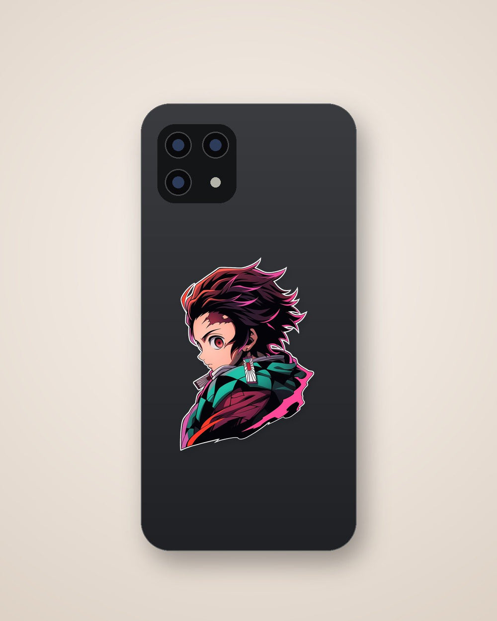 Tanjiro Kamado Looks from the Side Sticker