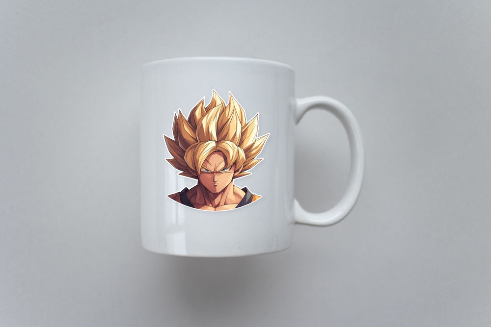 Dragon Ball Goku Super Saiyan Power Up Sticker